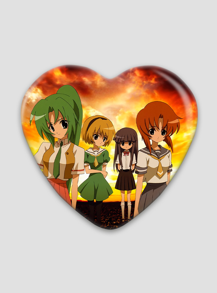 Значок серце Коли Плачуть Цикади 6 (Higurashi When They Cry) Значок серце Коли Плачуть Цикади 6 (Higurashi When They Cry)