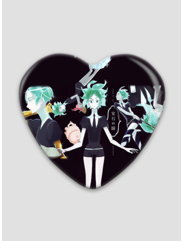 Значок серце Країна самоцвітів 4 (Houseki no Kuni)