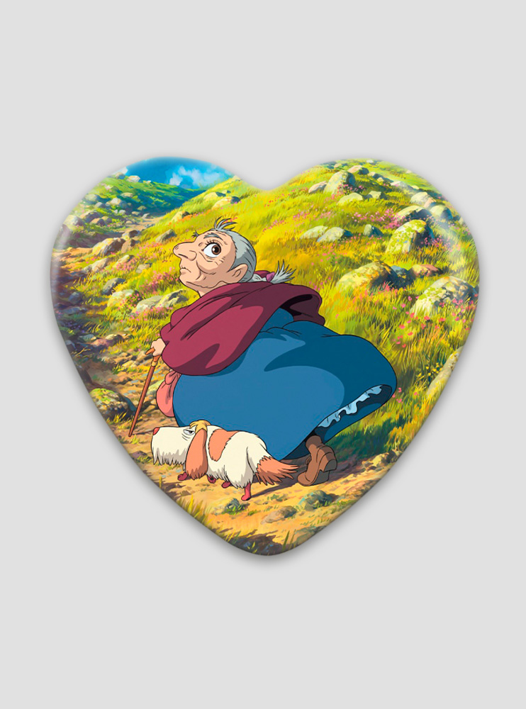 Значок серце Мандрівний замок Хаула 3 (Howl's Moving Castle)