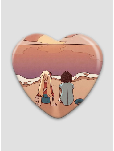 Значок серце Я кохаю Емі 4 (I love Amy)