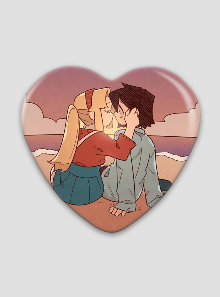 Значок серце Я кохаю Емі 6 (I love Amy)