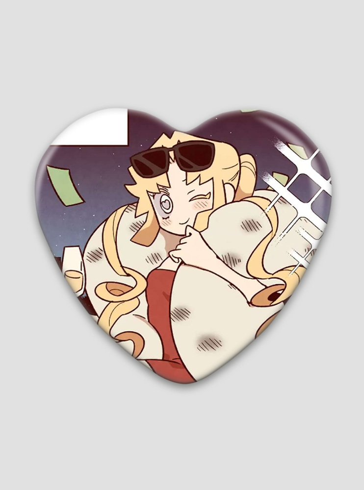 Значок серце Я кохаю Емі 7 (I love Amy)