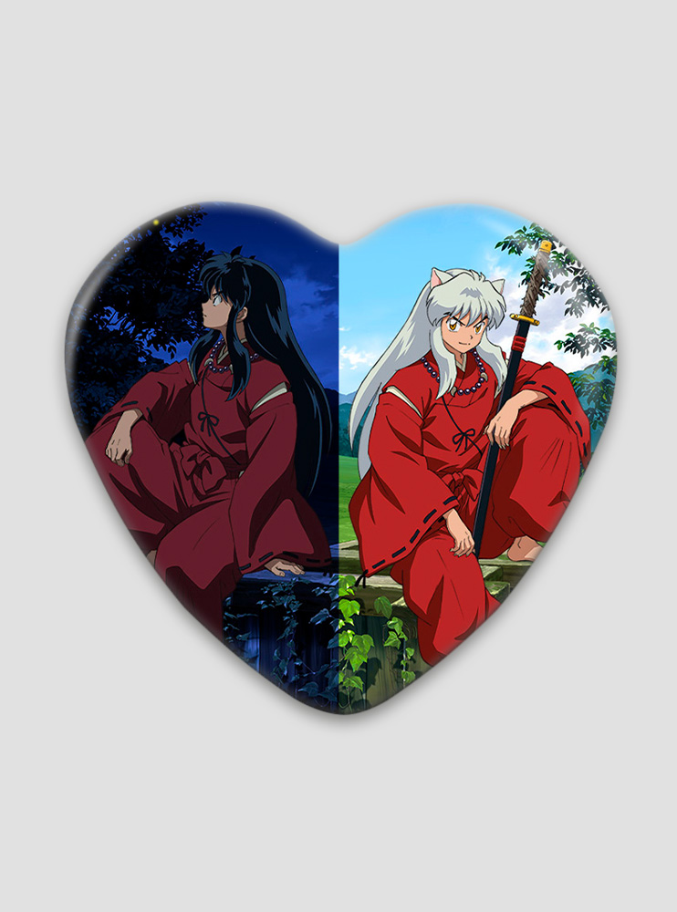 Значок серце Інуяша (Inuyasha)