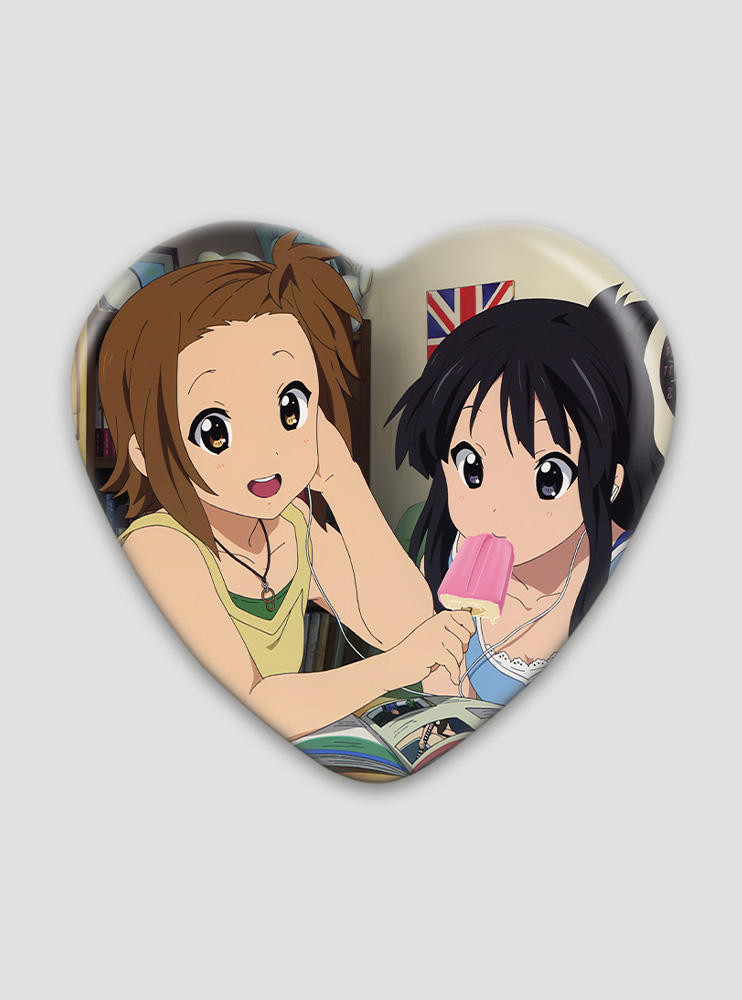 Значок серце Легка музика 23 (K-On) Значок серце Легка музика 23 (K-On)