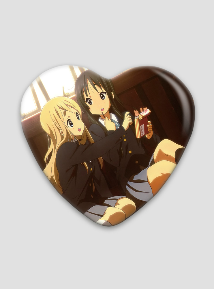 Значок серце Легка музика 7 (K-On) Значок серце Легка музика 7 (K-On)