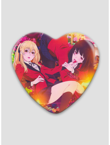 Значок серце Шалений азарт (Kakegurui)