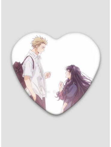 Значок серце Ароматна квітка цвіте з гідністю 17 (Kaoru Hana wa Rin to Saku)