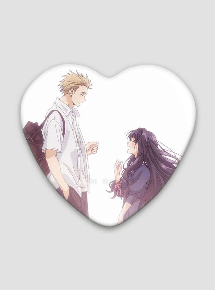 Значок серце Ароматна квітка цвіте з гідністю 17 (Kaoru Hana wa Rin to Saku)