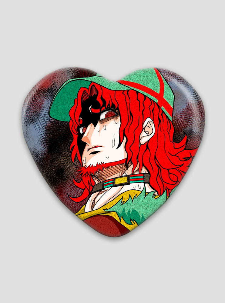 Значок серце Твоя черга вмирати: смертельна гра 4 (Kimi ga Shine: Tasuketsu Death Game)