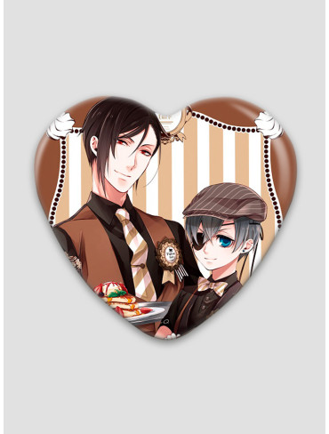 Значок серце Темний Дворецький 27 (Kuroshitsuji)