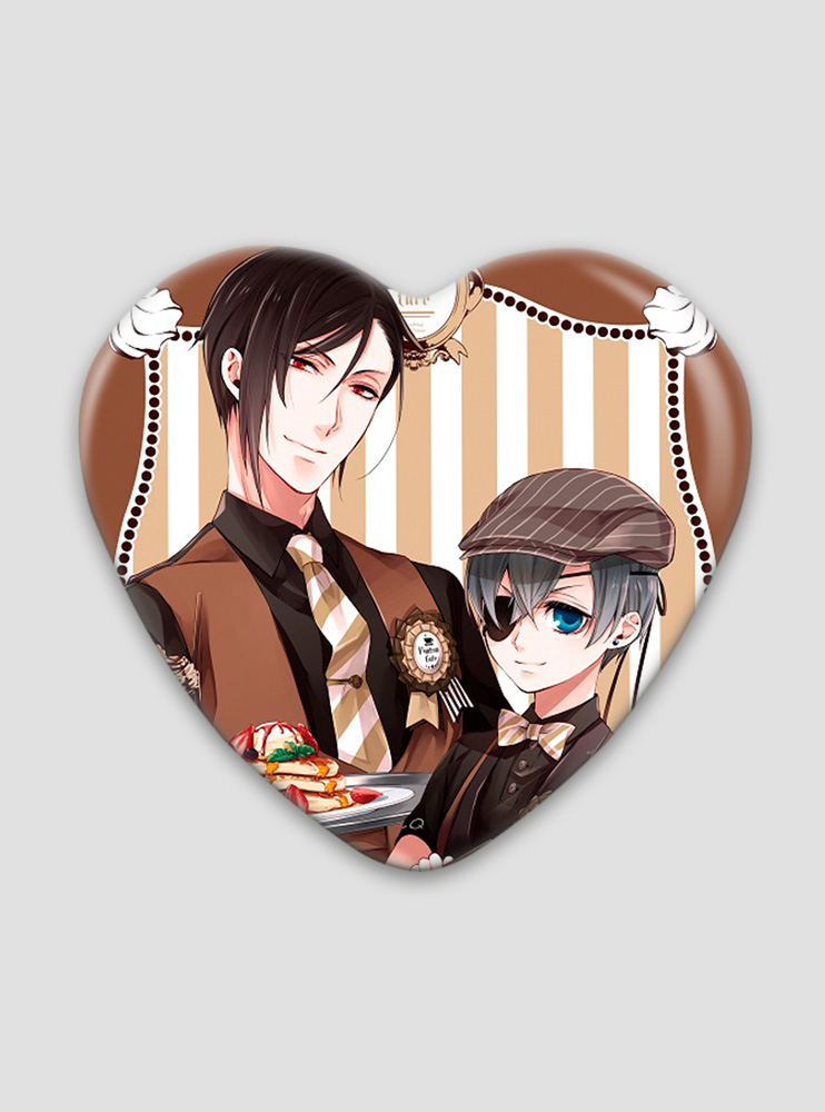 Значок серце Темний Дворецький 27 (Kuroshitsuji)