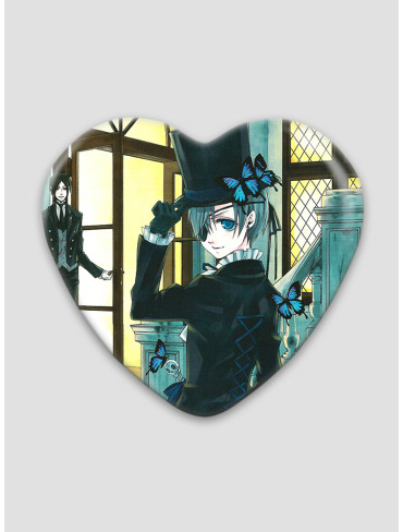 Значок серце Темний Дворецький 33 (Kuroshitsuji)