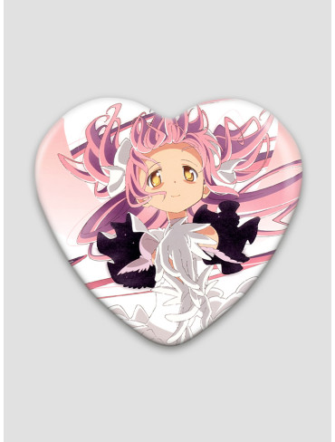Значок серце Дівчинка-чарівниця Мадока Маґіка 10 (Mahou Shoujo Madoka Magica)