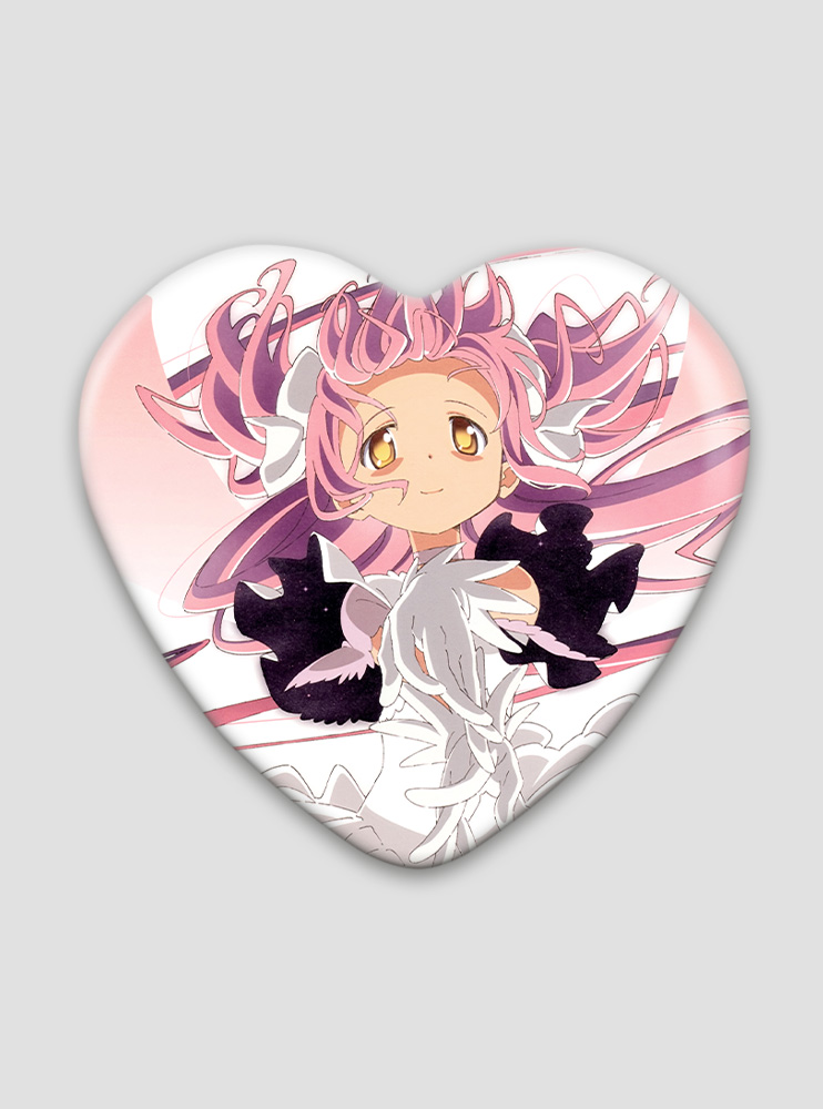 Значок серце Дівчинка-чарівниця Мадока Маґіка 10 (Mahou Shoujo Madoka Magica)