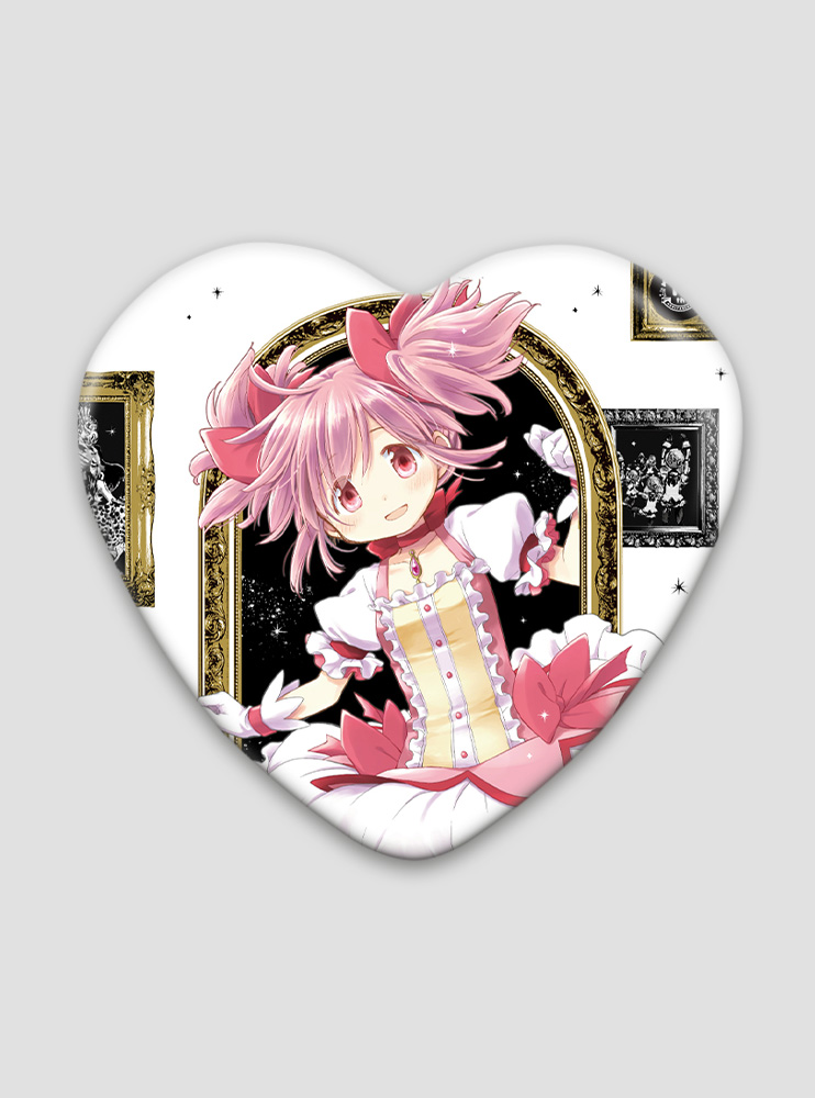 Значок серце Дівчинка-чарівниця Мадока Маґіка 19 (Mahou Shoujo Madoka Magica)