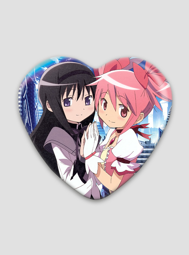 Значок серце Дівчинка-чарівниця Мадока Маґіка 2 (Mahou Shoujo Madoka Magica)