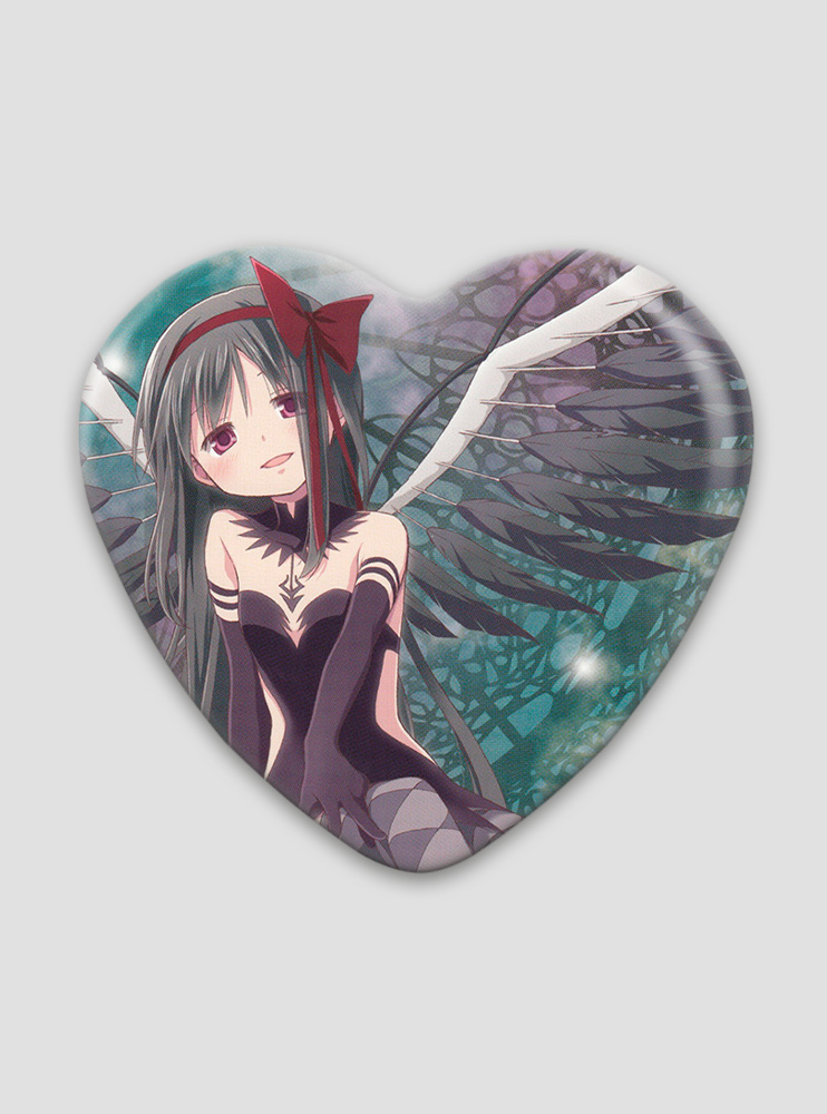 Значок серце Дівчинка-чарівниця Мадока Маґіка 40 (Mahou Shoujo Madoka Magica)