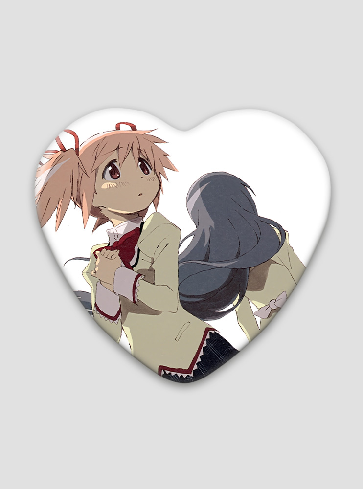 Значок серце Дівчинка-чарівниця Мадока Маґіка 43 (Mahou Shoujo Madoka Magica)