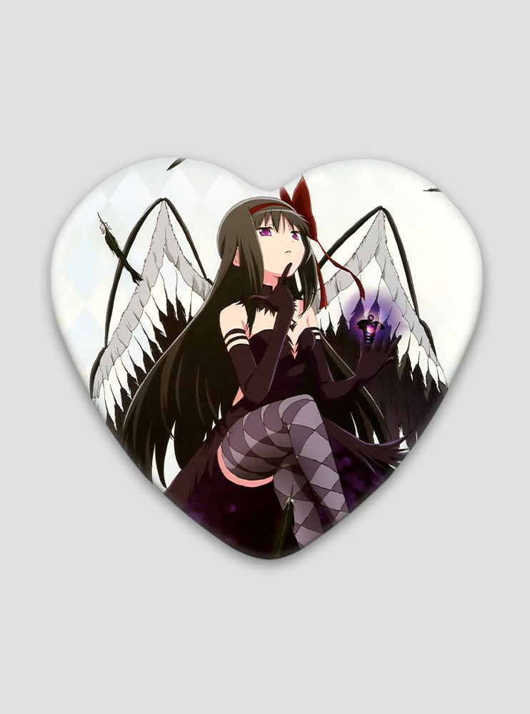 Значок серце Дівчинка-чарівниця Мадока Маґіка 45 (Mahou Shoujo Madoka Magica)
