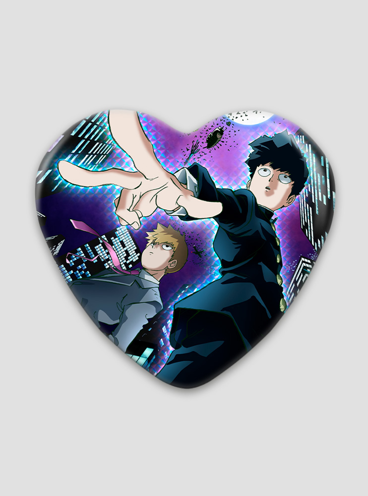 Значок серце Моб Психо 100 2 (Mob Psycho 100) Значок серце Моб Психо 100 2 (Mob Psycho 100)