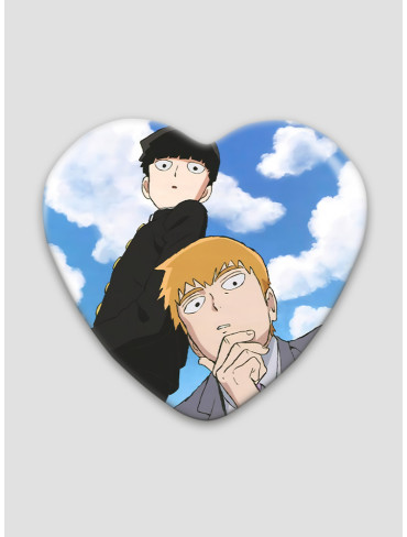 Значок серце Моб Психо 100 3 (Mob Psycho 100)