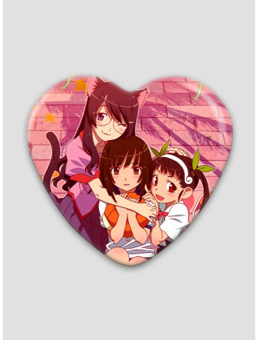 Значок серце Моногатарі 10 (Monogatari)