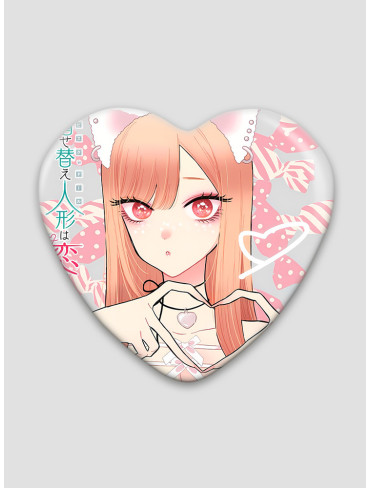 Значок серце Ця порцелянова лялечка закохалася 12 (My Dress-Up Darling)