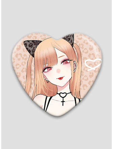 Значок серце Ця порцелянова лялечка закохалася 14 (My Dress-Up Darling)
