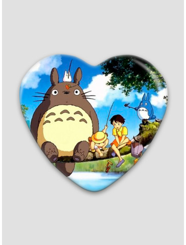 Значок серце Мій сусід Тоторо 5 (My Neighbor Totoro)