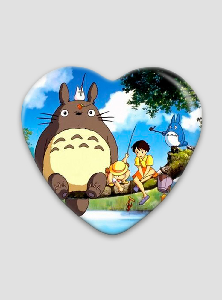 Значок серце Мій сусід Тоторо 5 (My Neighbor Totoro)