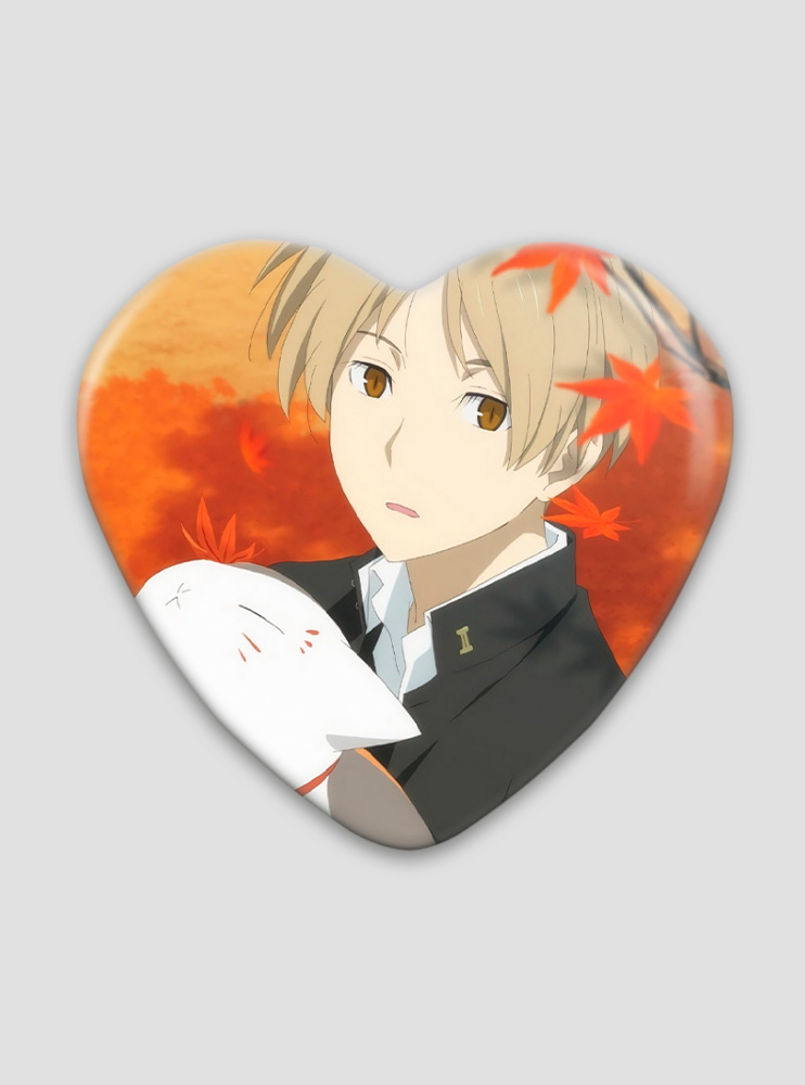 Значок серце Книга друзів Нацуме (Natsume Yuujinchou)