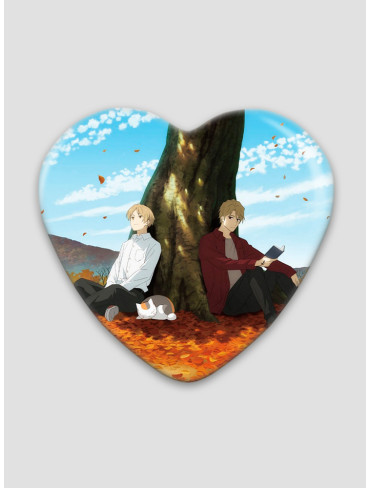 Значок серце Книга друзів Нацуме 3 (Natsume Yuujinchou)
