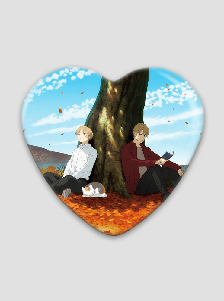 Значок серце Книга друзів Нацуме 3 (Natsume Yuujinchou)