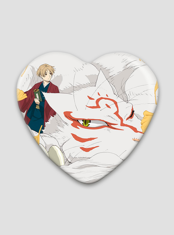 Значок серце Книга друзів Нацуме 4 (Natsume Yuujinchou)