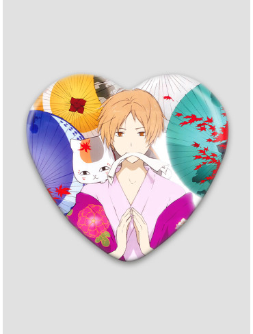 Значок серце Книга друзів Нацуме 5 (Natsume Yuujinchou)