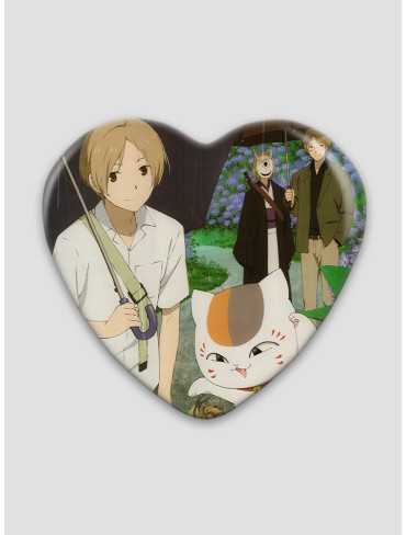 Значок серце Книга друзів Нацуме 8 (Natsume Yuujinchou)