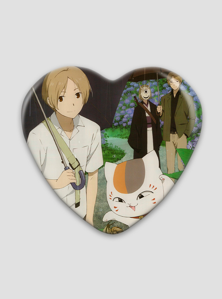 Значок серце Книга друзів Нацуме 8 (Natsume Yuujinchou)