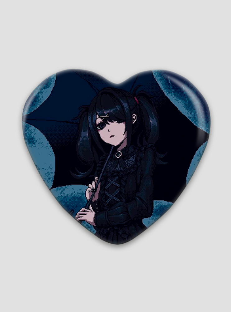 Значок серце Needy Girl Overdose 19