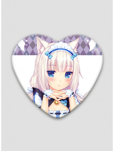 Значок серце Некопара (Nekopara)