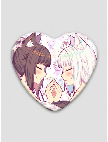 Значок серце Некопара 10 (Nekopara)