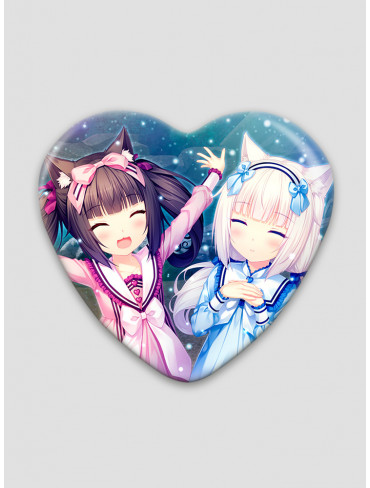 Значок серце Некопара 11 (Nekopara)