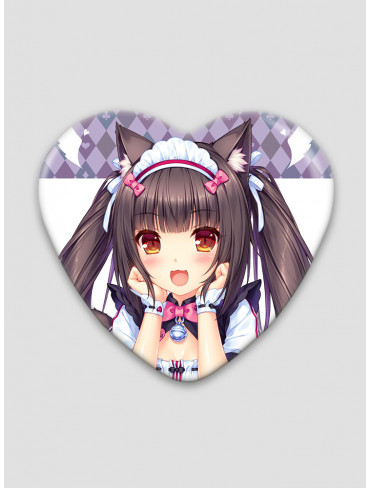 Значок серце Некопара 2 (Nekopara)