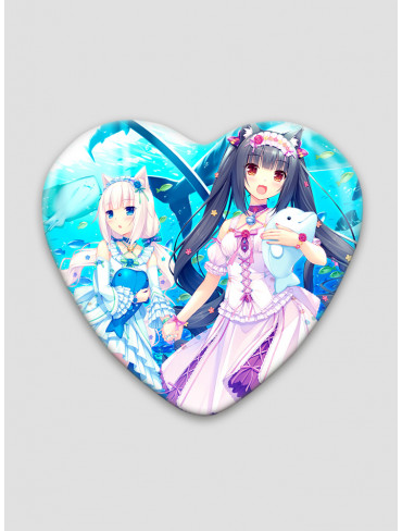 Значок серце Некопара 4 (Nekopara)