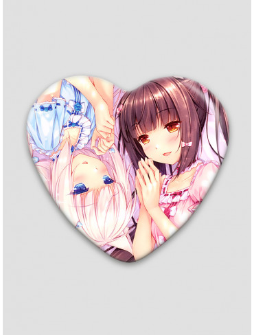 Значок серце Некопара 6 (Nekopara)