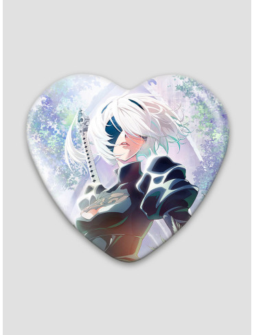 Значок серце Ніер: Автомата 4 (NieR: Automata)