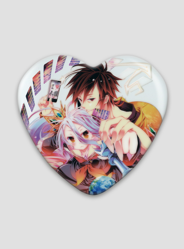 Значок серце Нема гри - нема життя (No Game No Life)