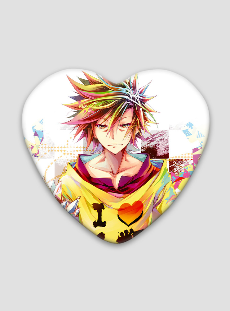 Значок серце Нема гри - нема життя 5 (No Game No Life)
