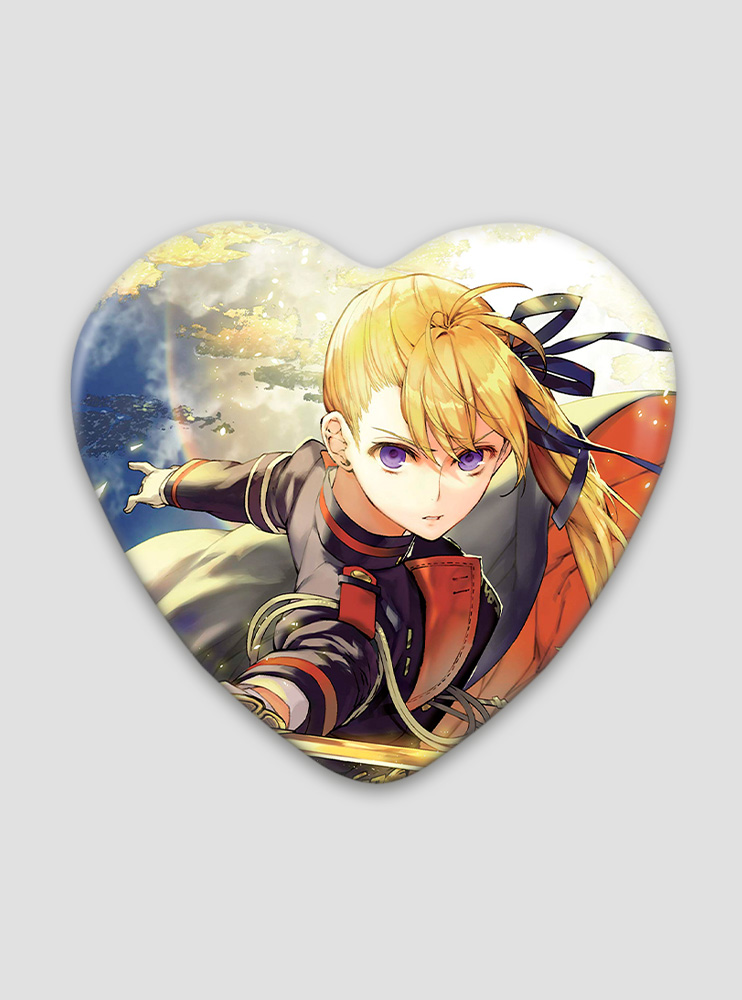 Значок серце Останній Серафим 10 (Owari no Seraph)