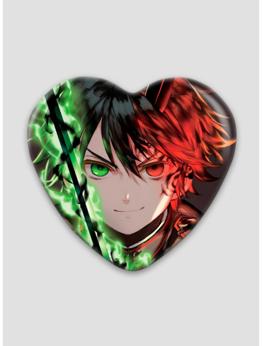 Значок серце Останній Серафим 3 (Owari no Seraph)