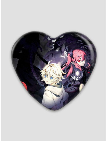 Значок серце Останній Серафим 8 (Owari no Seraph)